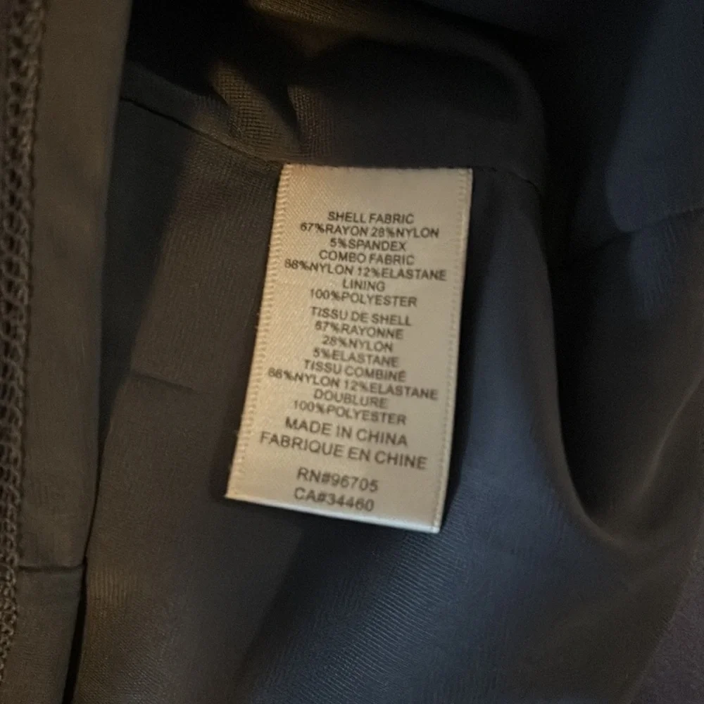 Rebecca Taylor purple professional dress black lace inserts 10 8 - Picture 10 of 10